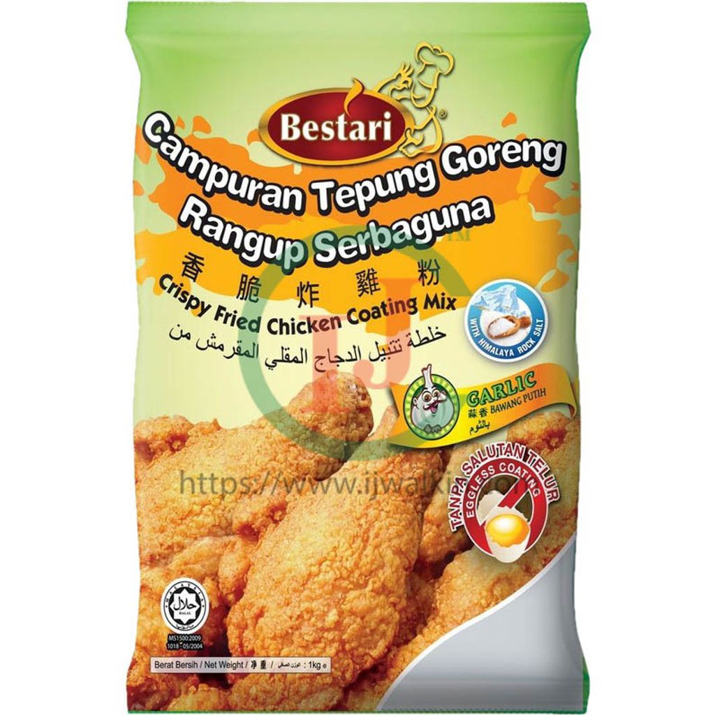 Bestari Tepung Goreng Garlic 1kg Ij Walk In Trading