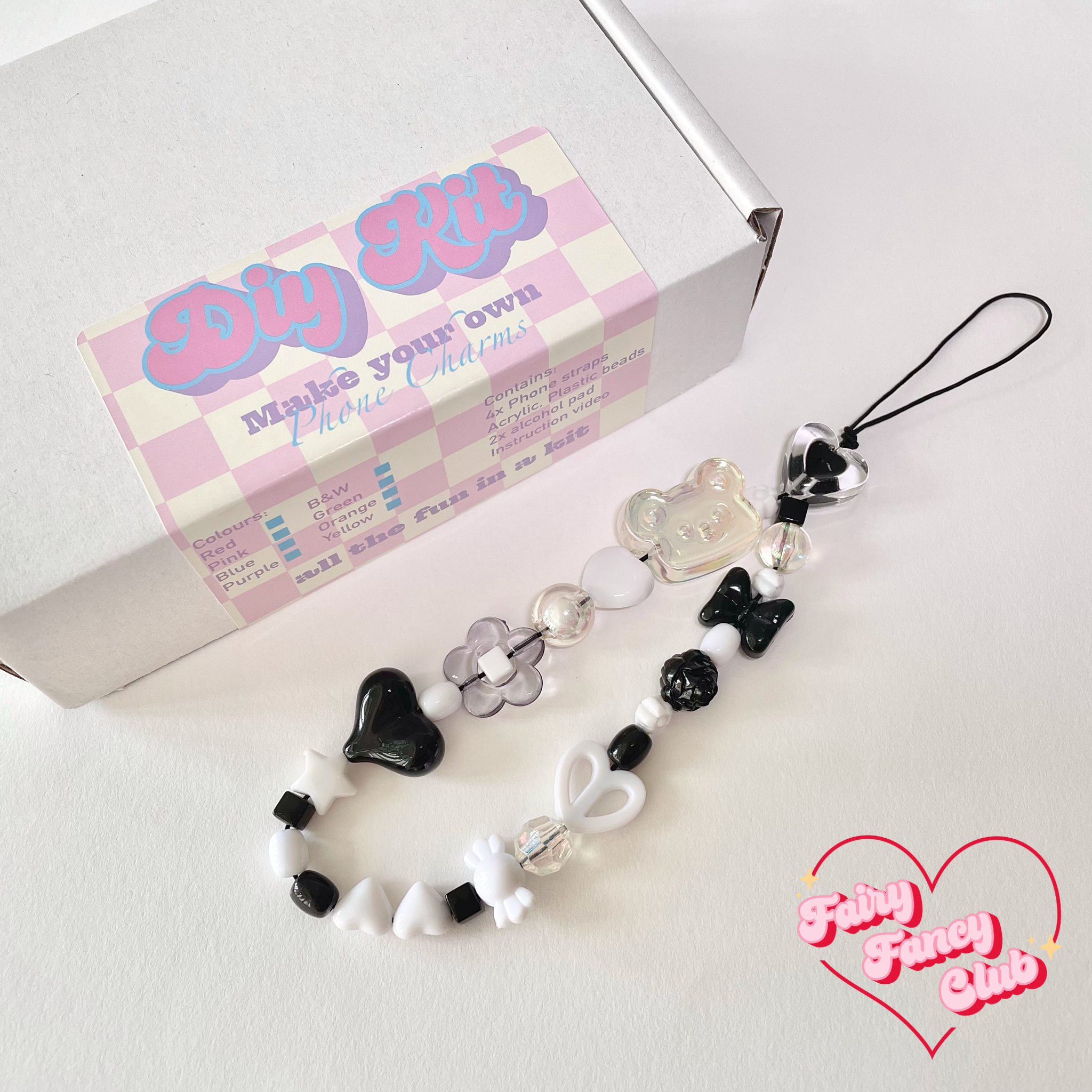 DIY Phone charm Kit, bowaddict