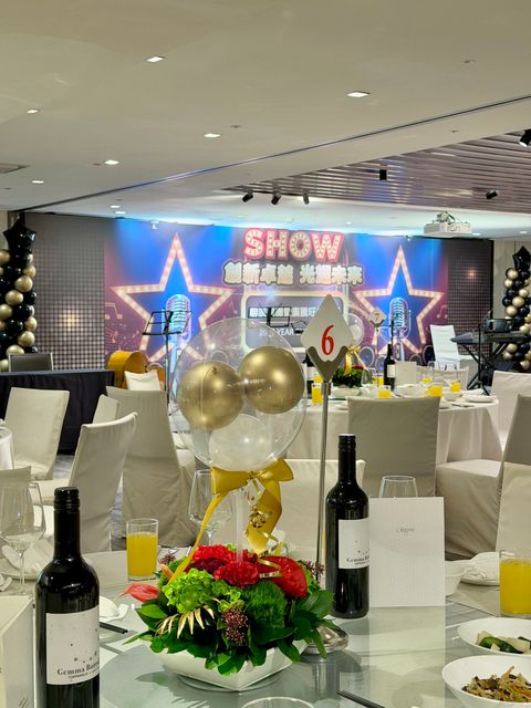 宴會餐會桌上型氣球擺飾