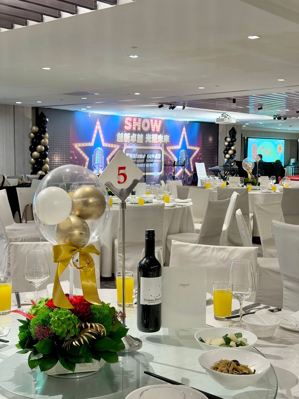 宴會餐會桌上型氣球擺飾氣球