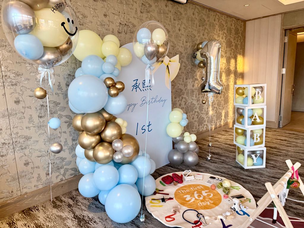 寶寶周歲生日佈置