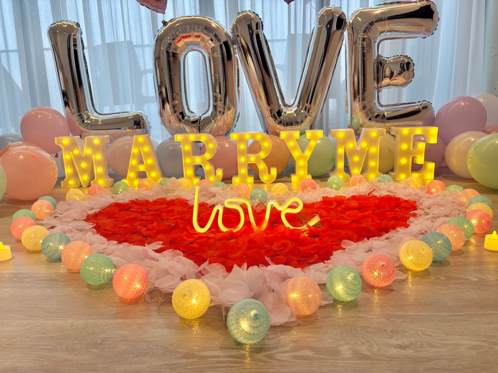 求婚氣球場地佈置