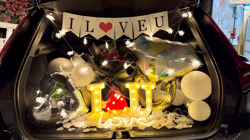 後車廂驚喜佈置