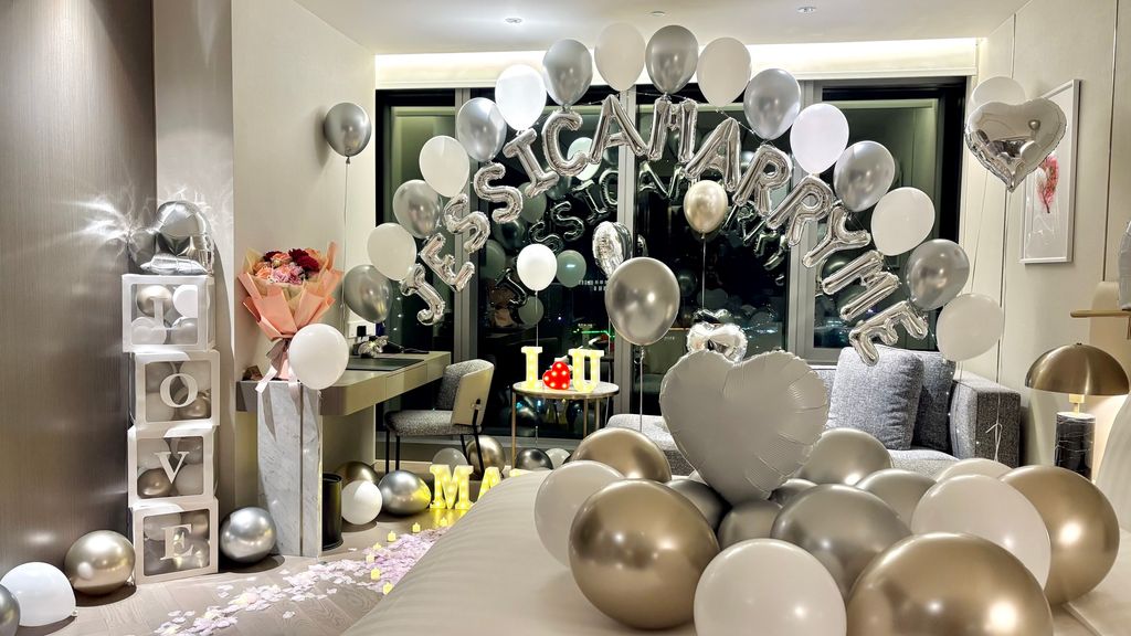 台中 求婚佈置氣球