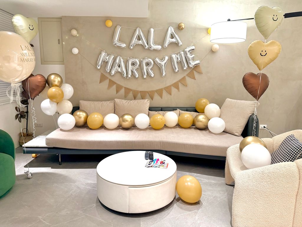 台中氣球求婚場地佈置