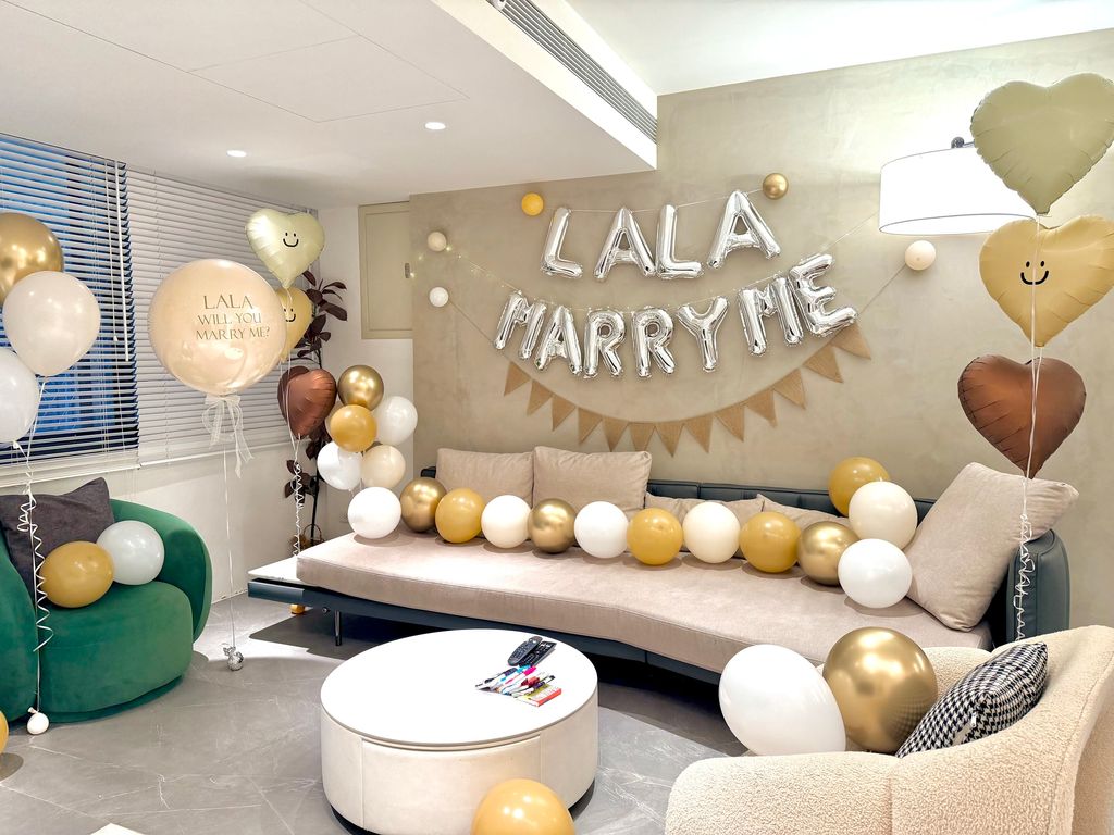 台北氣球求婚佈置