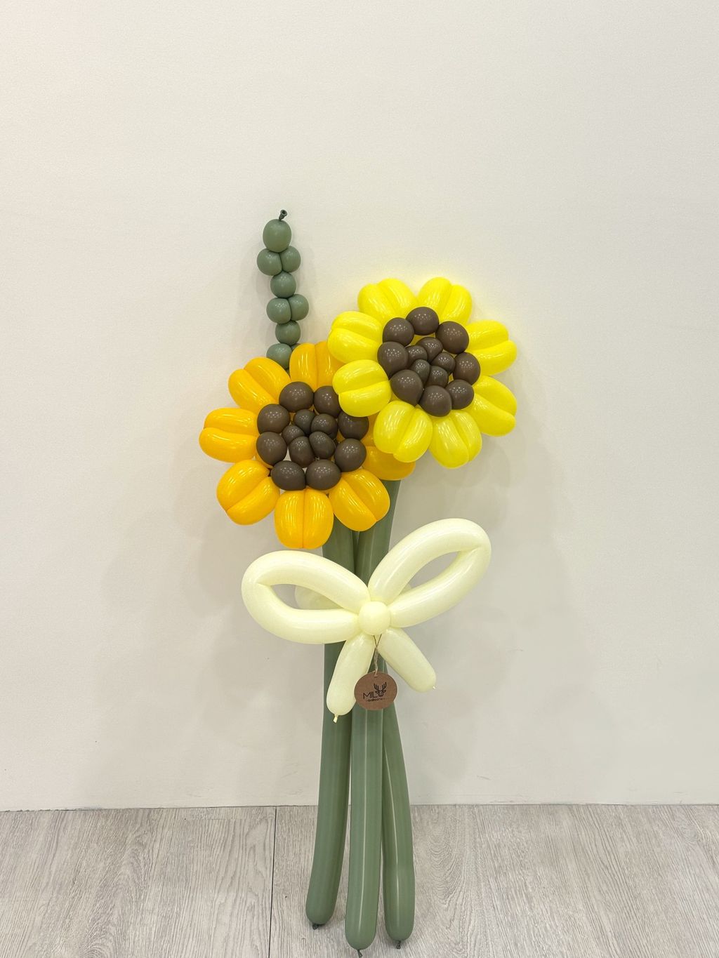 向日葵畢業氣球花束