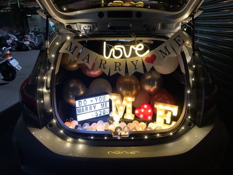 台中 後車廂驚喜佈置 DIY 套組