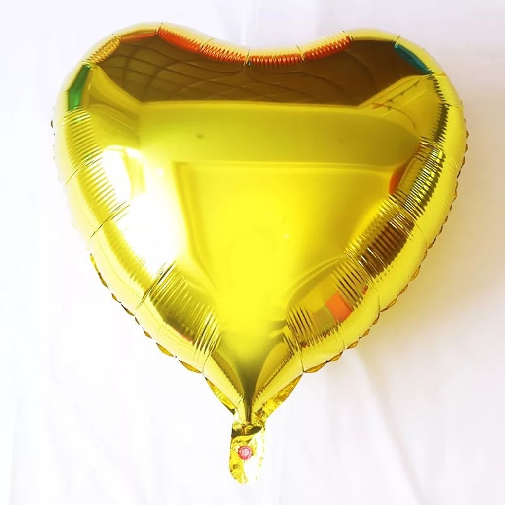 台中生日氣球派對佈置 愛心鋁箔造型氣球