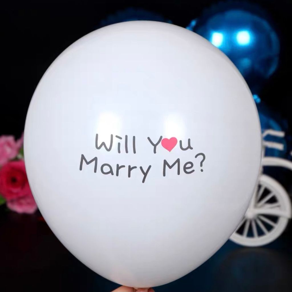 台北派對氣球求婚主題氣球