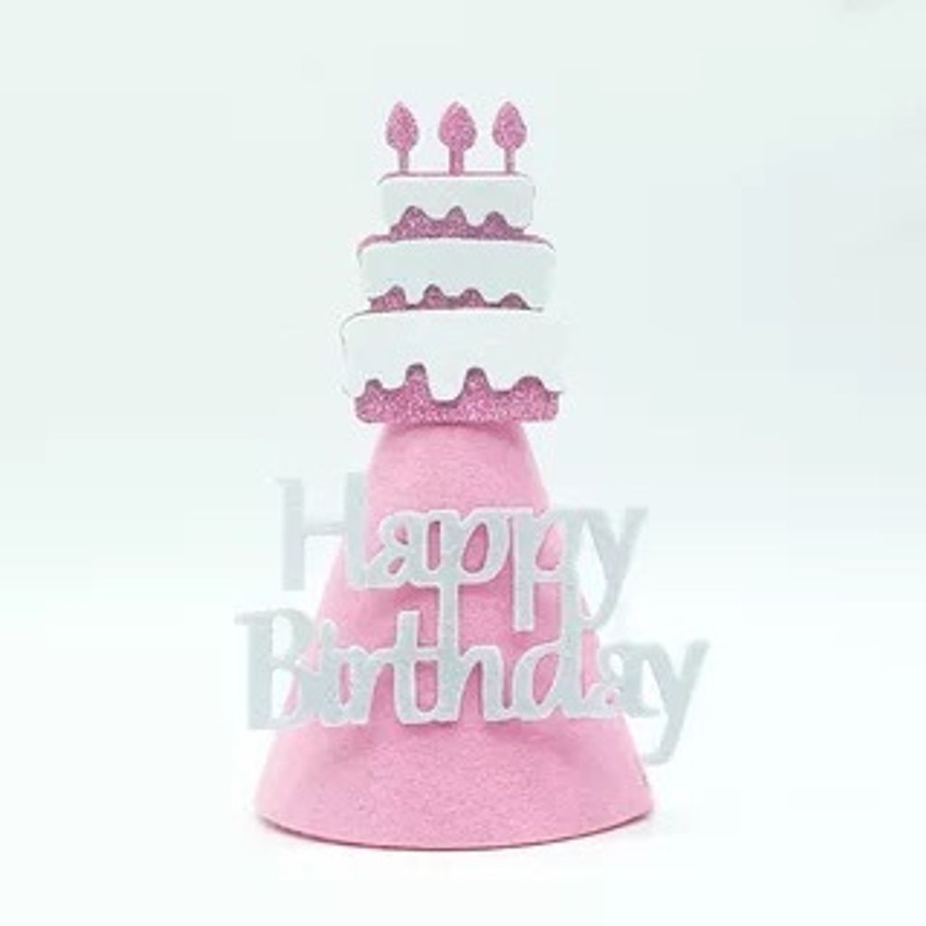 生日快樂壽星帽生日蛋糕氣球帽 台中