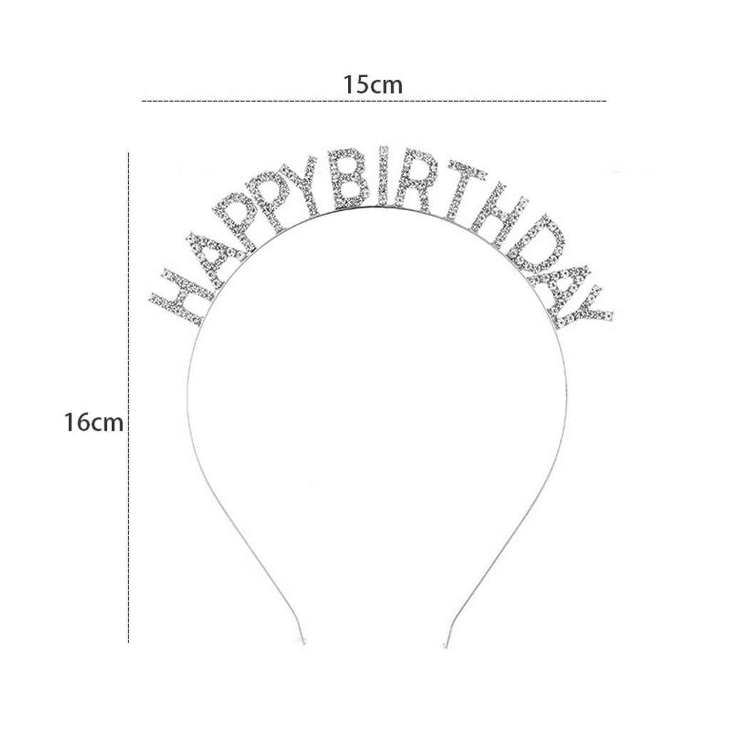 生日壽星專用字母髮箍