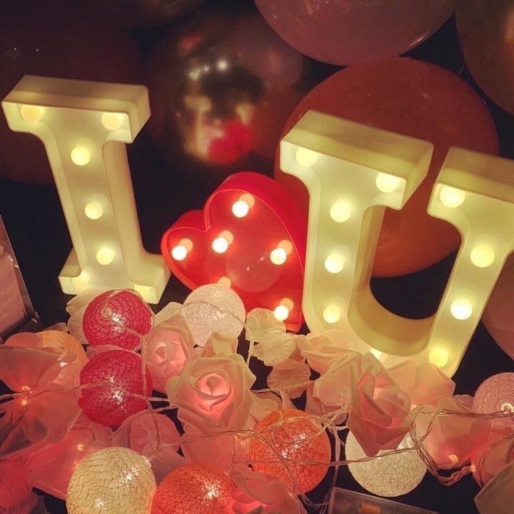 I LOVE YOU 字母燈飾 台中
