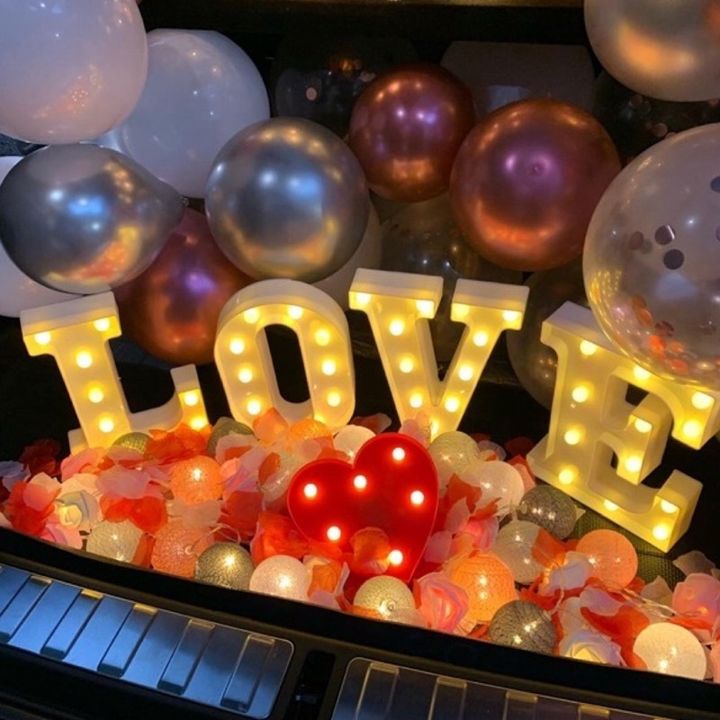 台中 求婚告白用品字母燈飾 LOVE