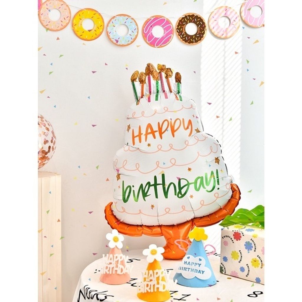 生日蛋糕造型氣球