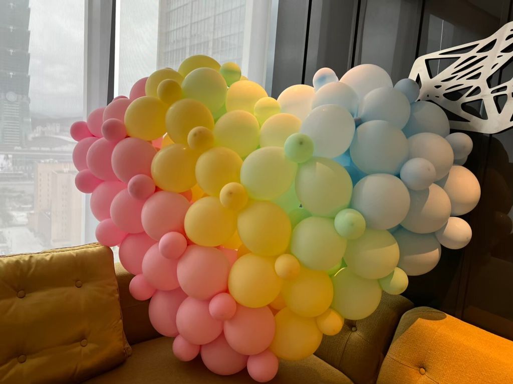 台北生日氣球 超大立體愛心