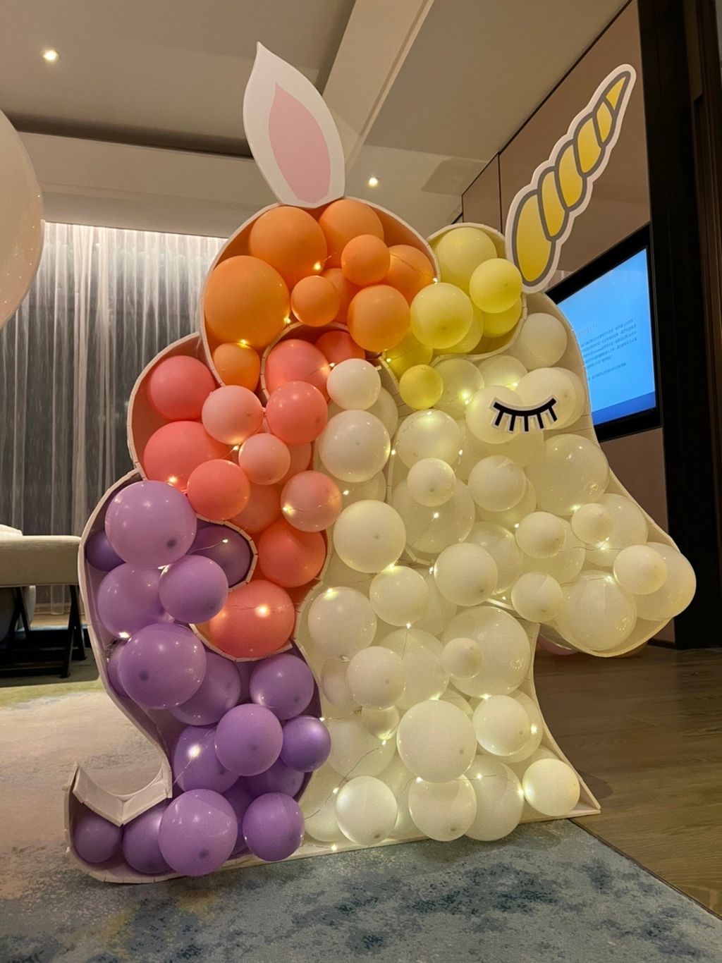 台北氣球浪漫驚喜生日佈置