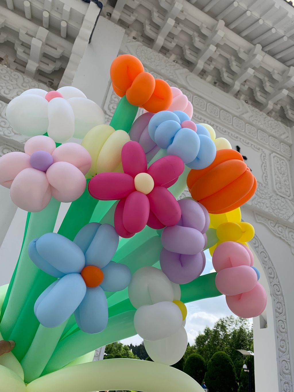 台北 求婚 氣球花 束