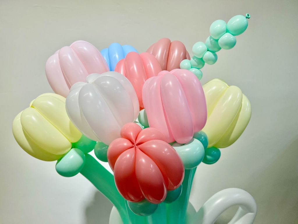 台北 鬱金香氣球花 束 客製化