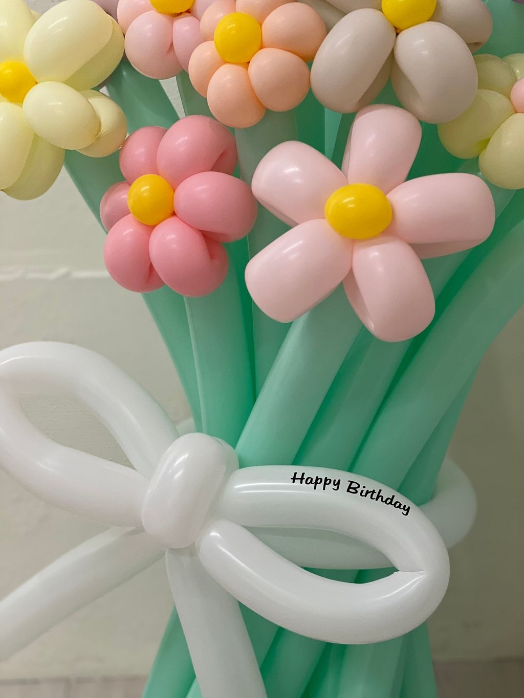 台北 粉嫩祝賀生日 情人節 氣球花束
