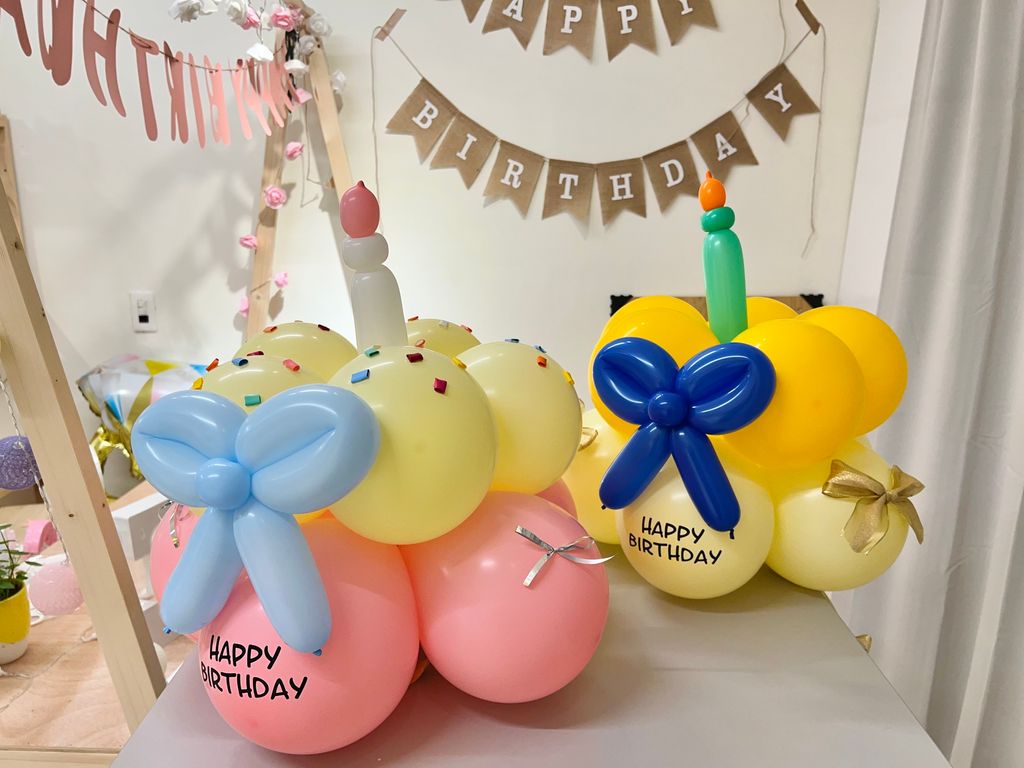 台中生日派對蛋糕氣球帽