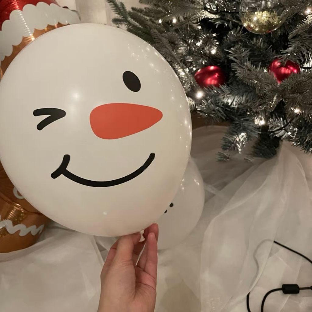 台北聖誕氣球佈置雪人造型氣球