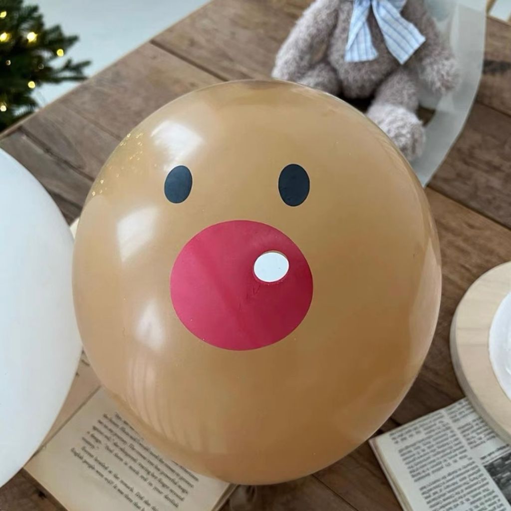 聖誕氣球佈置麋鹿造型氣球