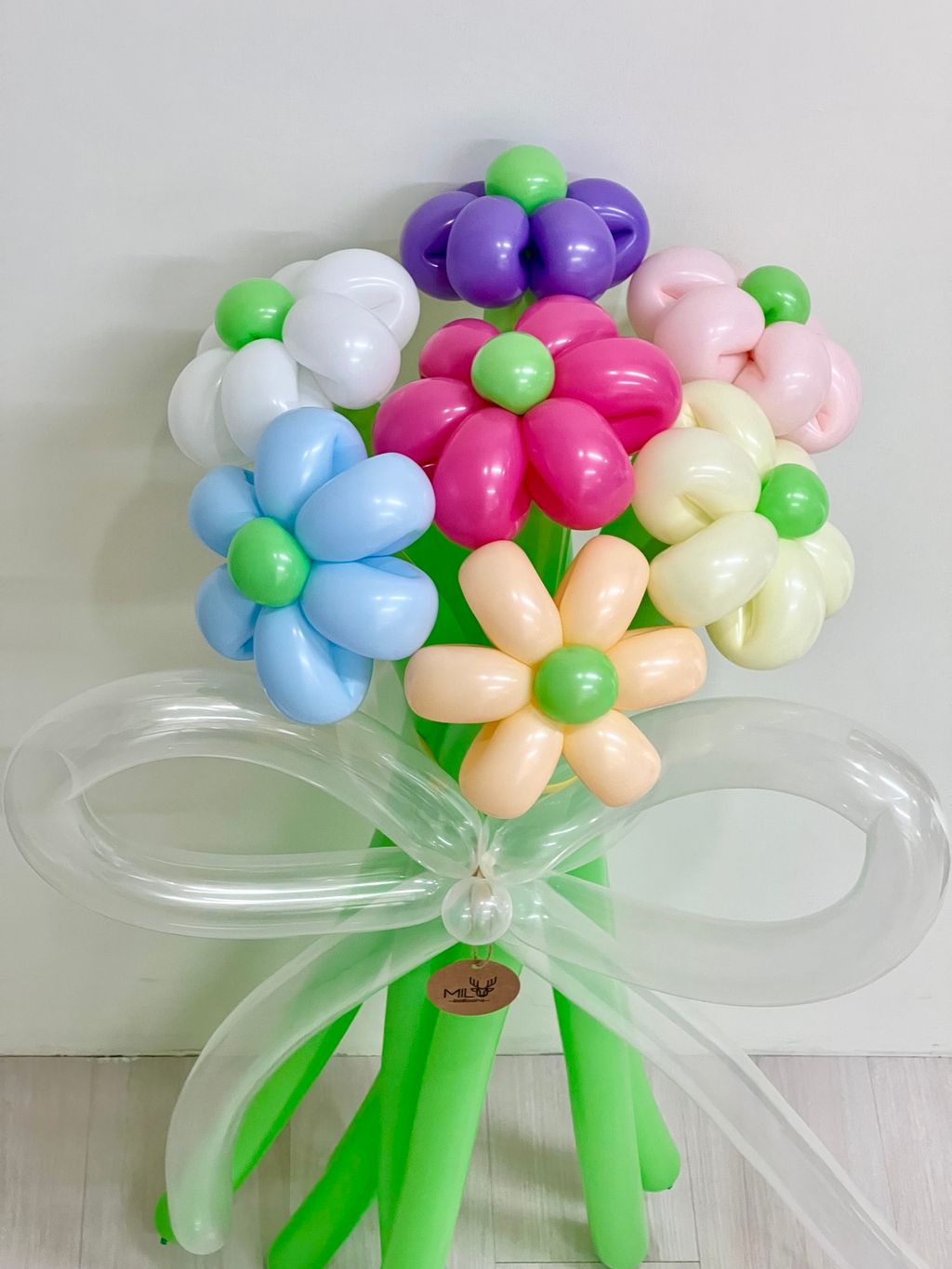 生日禮物 小雛菊氣球花 束
