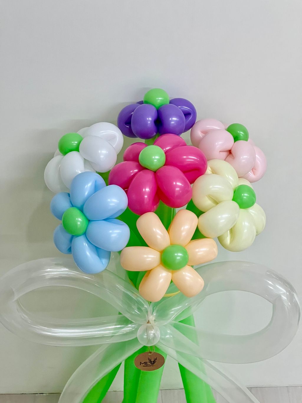 生日禮物 推薦 六瓣花氣球花 束