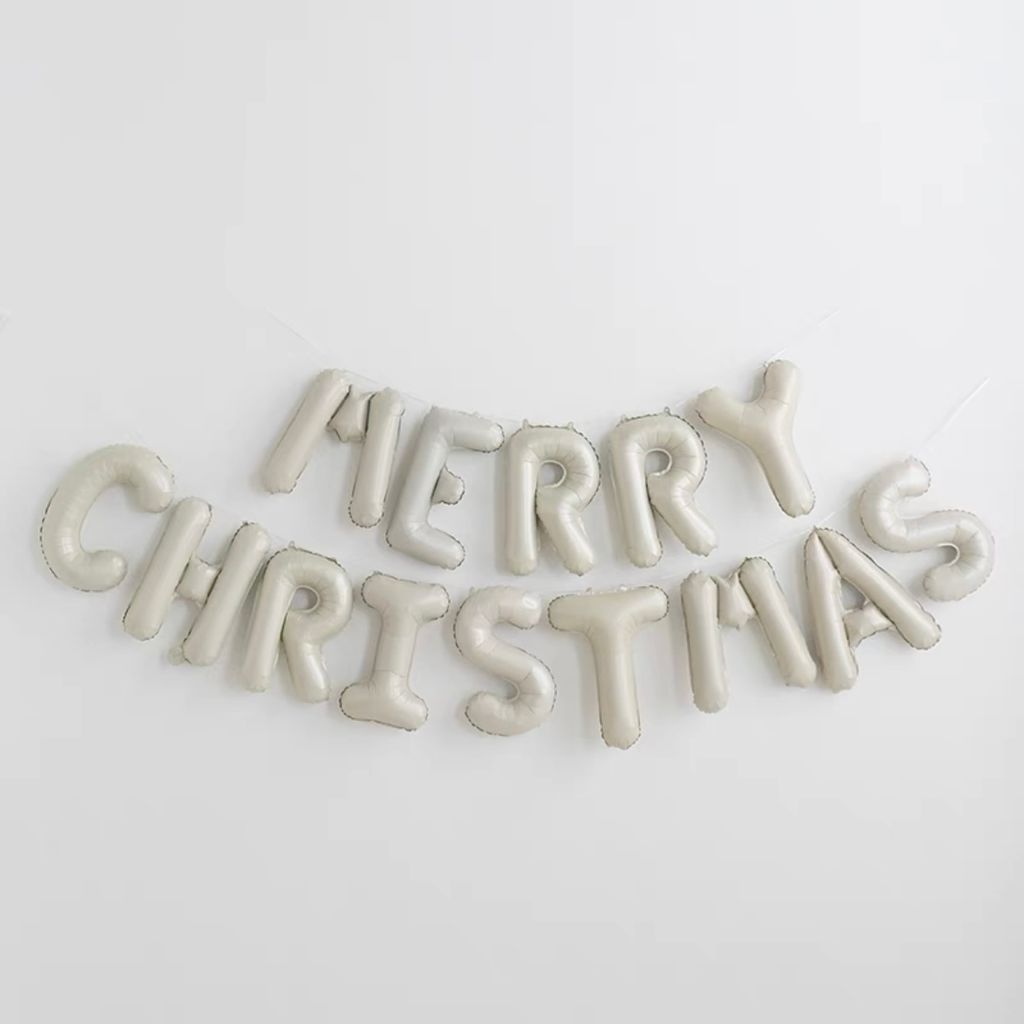 Merry Christmas balloons decoration