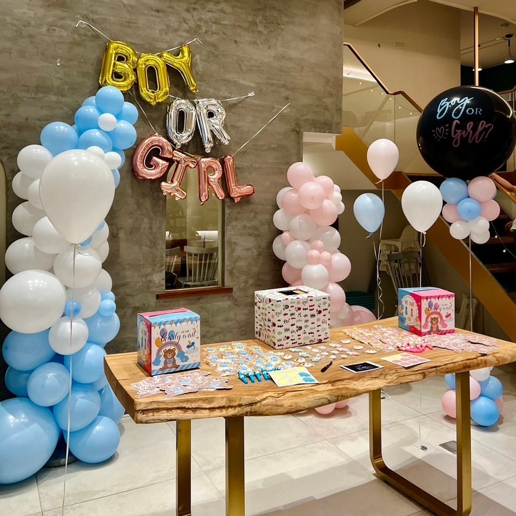 台北性別揭曉派對寶寶週歲場地佈置