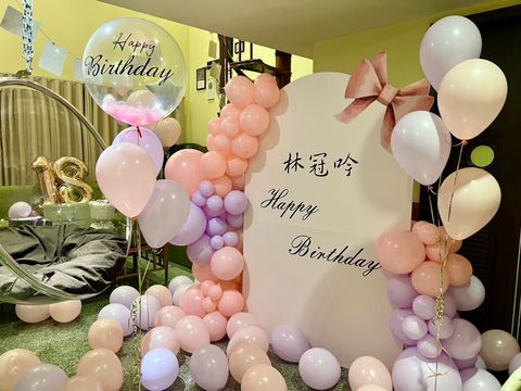 台北生日主題背板佈置派對氣球