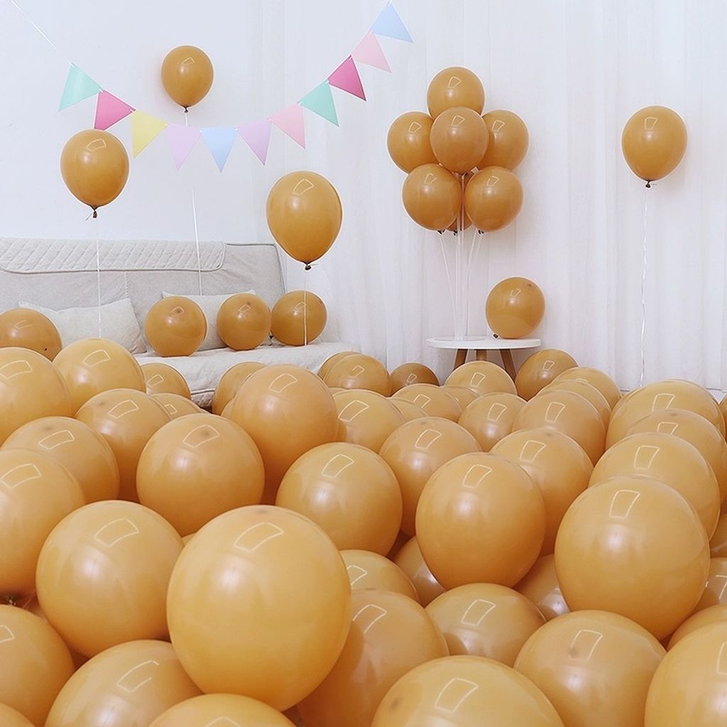 台中生日派對氣球 莫蘭迪色系氣球套組