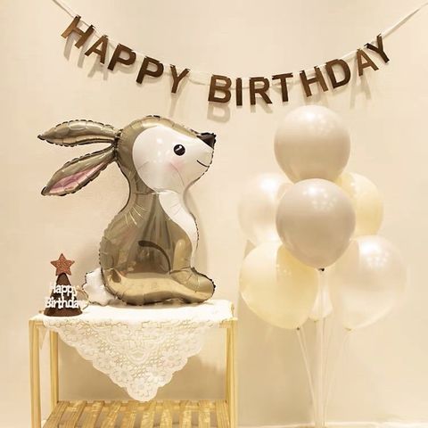 台北 動物氣球周歲寶寶生日佈置
