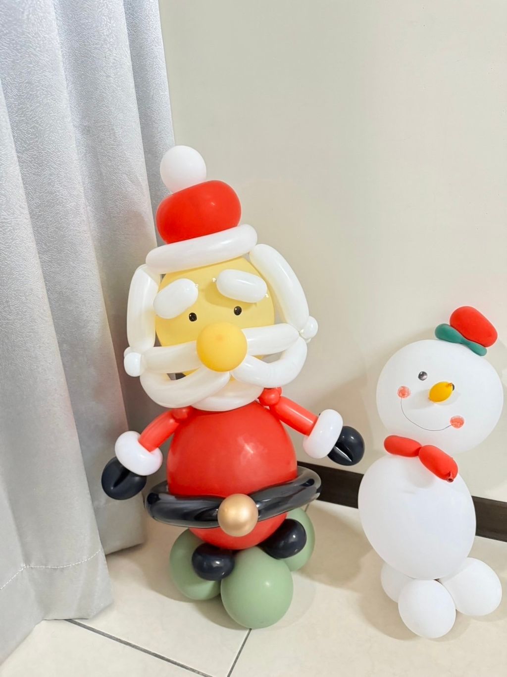 台中 聖誕派對氣球聖誕老公公裝飾