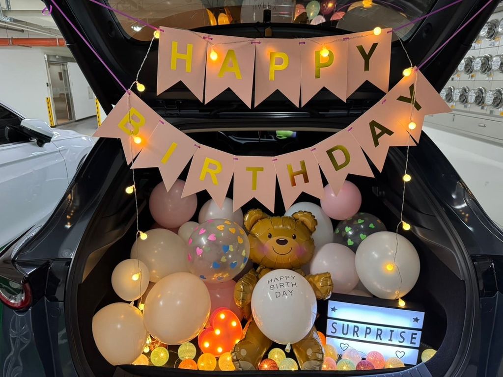 後車廂生日佈置