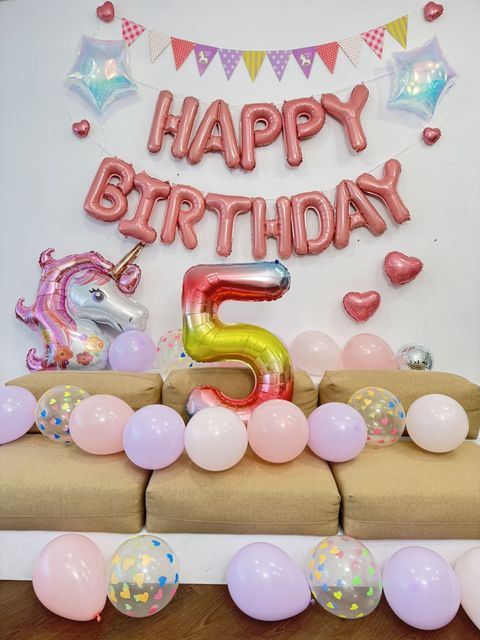 小孩生日趴氣球佈置 台中
