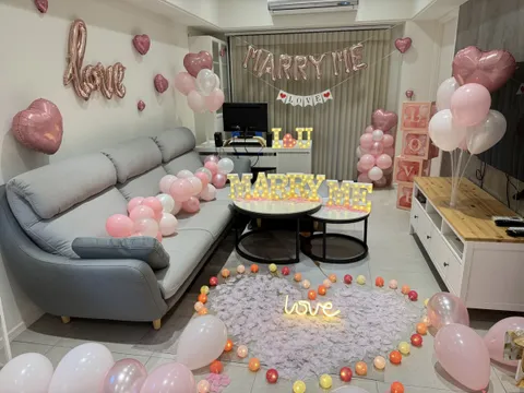 住家求婚佈置