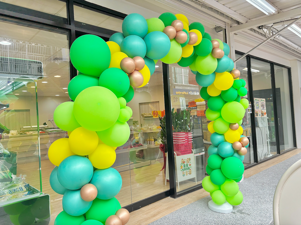 台中氣球店 開幕氣球拱門