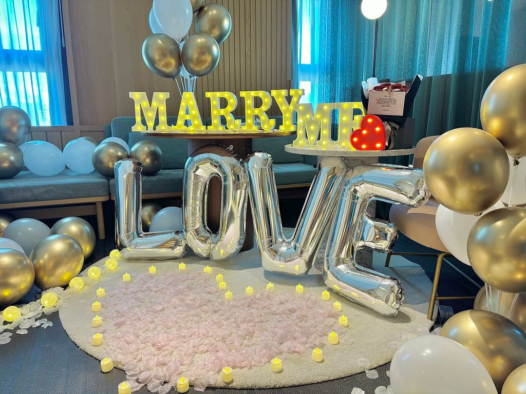 台北求婚場地氣球佈置