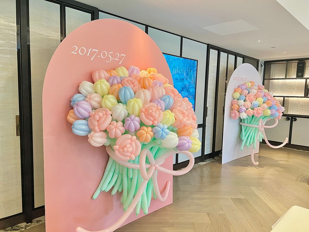 婚禮背板佈置