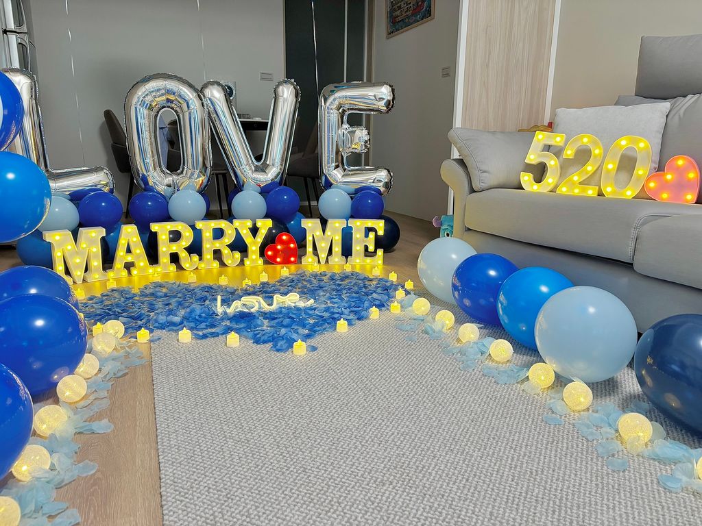 求婚浪漫場地佈置