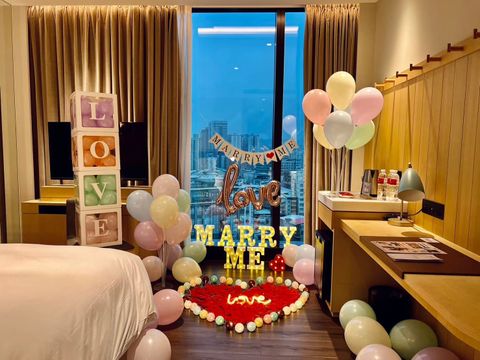 台中飯店求婚佈置
