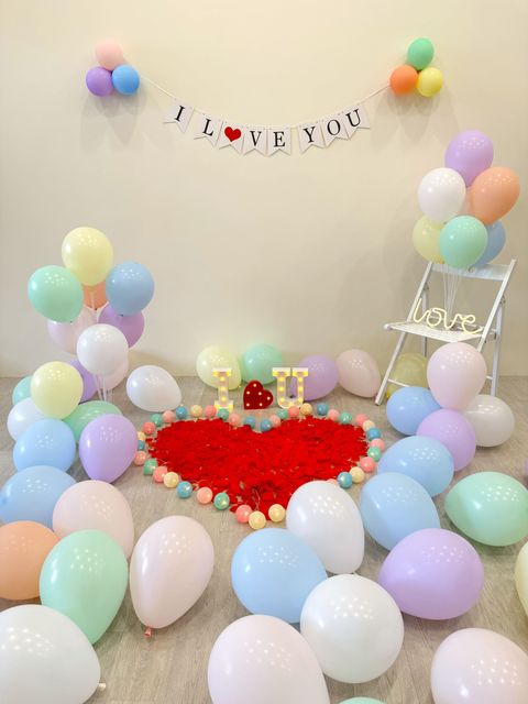 台中太平告白布置