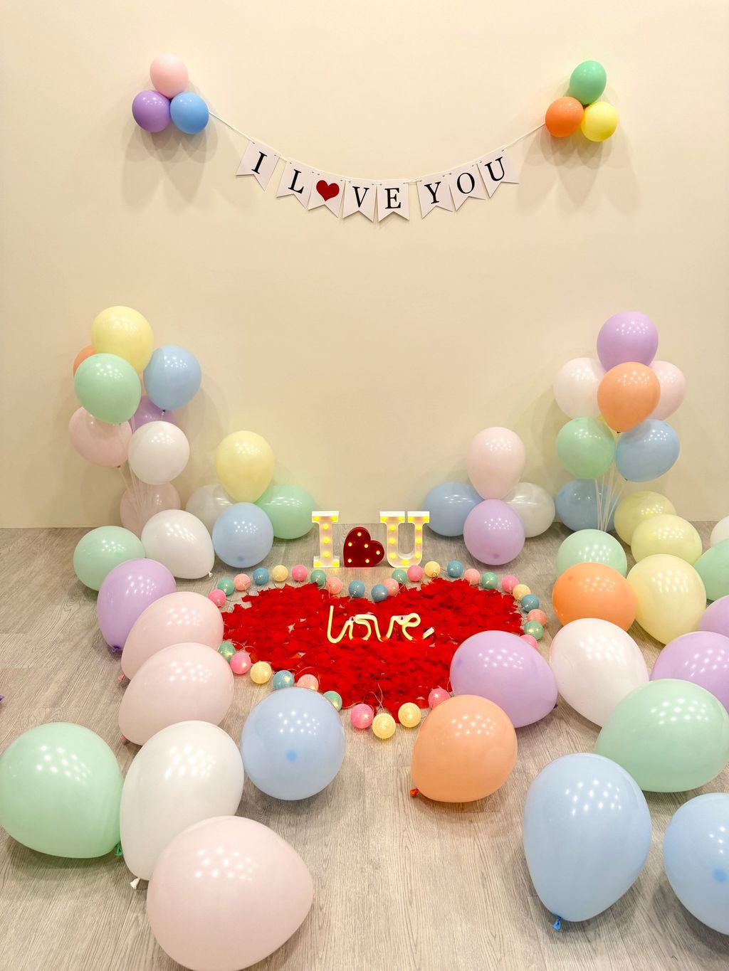 告白氣球布置