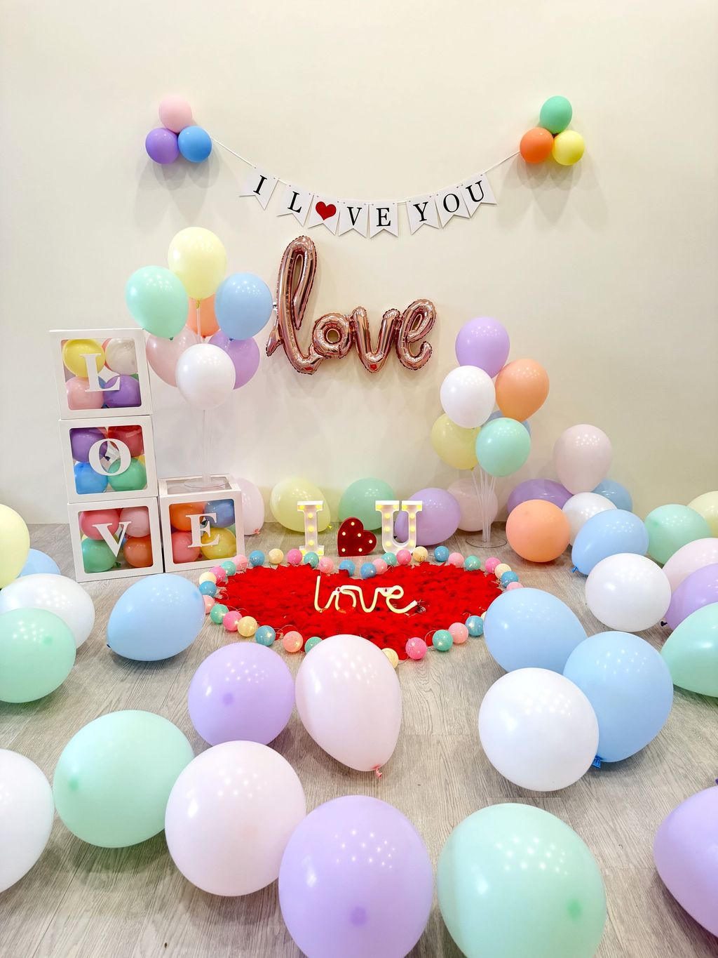 氣球布置告白