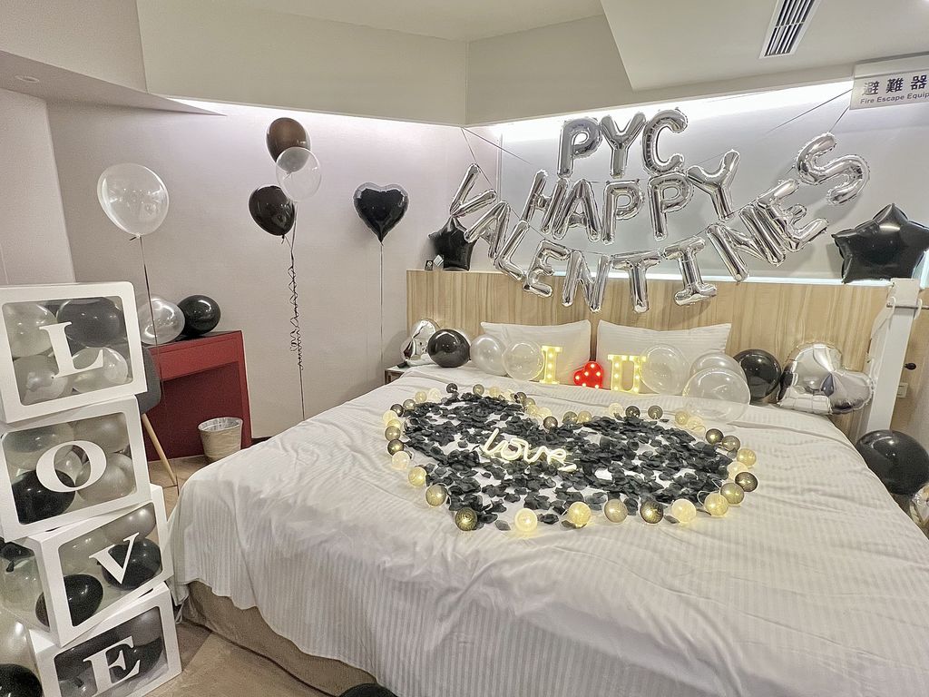 情人節氣球DIY布置