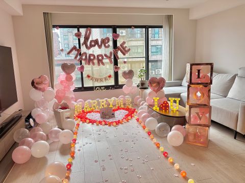 求婚布置場地儀式感