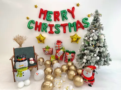 聖誕節氣球布置