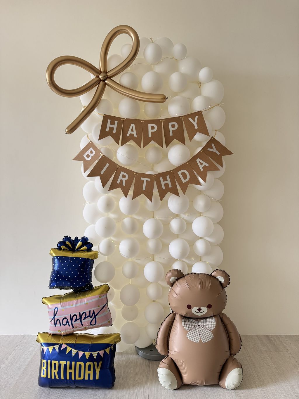 小孩週歲生日 氣球佈置